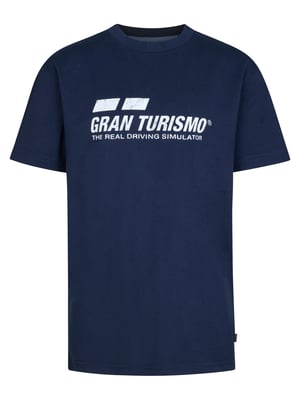 Petrol Industries - Jongens Logo T-shirt Gran Turismo Pit Stop - Blauw