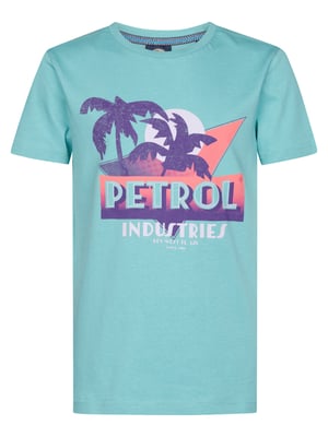 Petrol Industries - Jongens Artwork T-shirt Citrusway - Groen