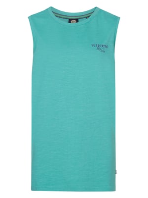 Petrol Industries - Jongens Backprint Singlet Havana - Groen