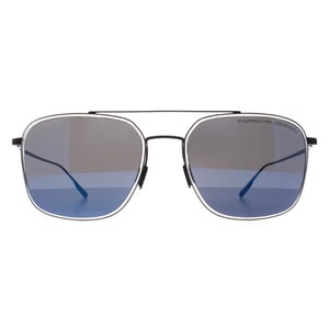 Porsche Design Aviator Unisex Zwart Blauw Spiegel P8940