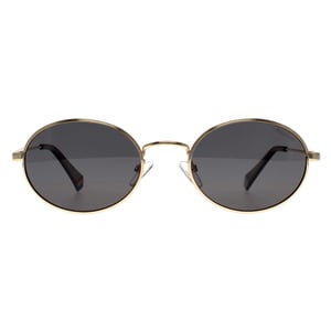 Polaroid Oval Womens Rose Gold Grey Polarized PLD 6228/S/X
