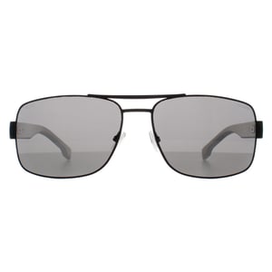 Hugo Boss Rectangle Mens Matte Black Grey Polarized BOSS 1761/S