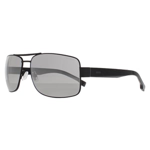 Hugo Boss Rectangle Mens Matte Black Grey Polarized BOSS 1761/S