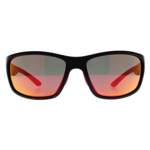 Smith Wrap Unisex Matte Black Red Multilayer Mirror Journey