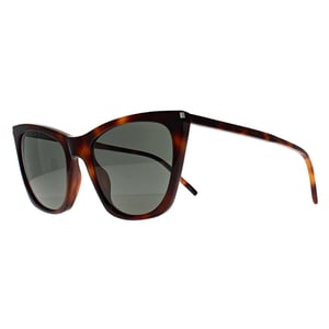 Saint Laurent Cat Eye Womens Havana Grey SL 214 Kate Thin