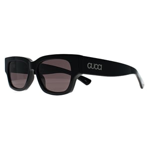 Gucci Rectangle Unisex Black Grey GG1794S