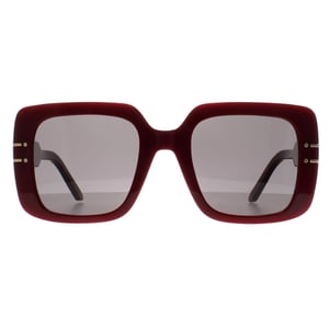 Dior Square Womens Bordeaux Grey Mirror DiorSignature S11I