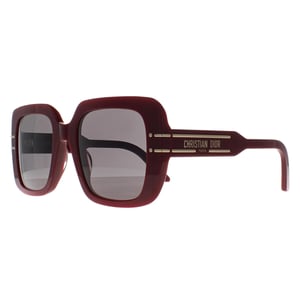 Dior Square Womens Bordeaux Grey Mirror DiorSignature S11I