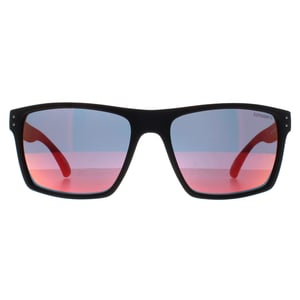 Superdry Square Mens Matte Black Volcanic Mountain Orange Red Mirror Kobe