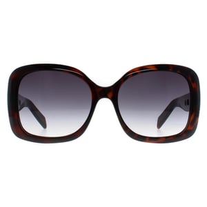 Karen Millen Butterfly Womens Dark Tortoise Gradient Dark Grey KM5053