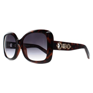 Karen Millen Butterfly Womens Dark Tortoise Gradient Dark Grey KM5053