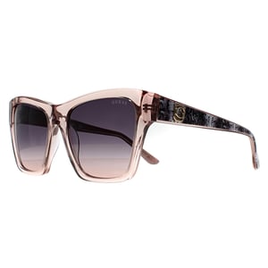 Guess GU00113 57Z glanzend beige violet gradiÃ«nt zonnebril