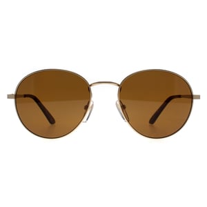 Smith Round Unisex Matte Gold Brown Polarized Prep