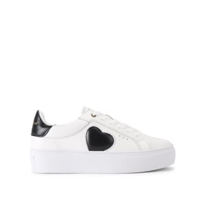 Kurt Geiger London Leather Lana Heart Sneakers