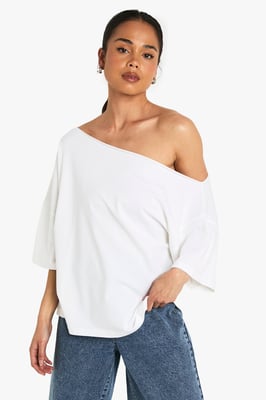Off The Shoulder Oversized T-Shirt