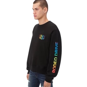 Amiri Xo Beverly Hills Zwarte Ronde Hals Trui
