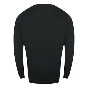 Cavalli Class Paisley Leopards Design Black Sweatshirt