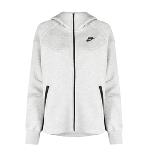 Nike Zip-up Light Grey Hoodie