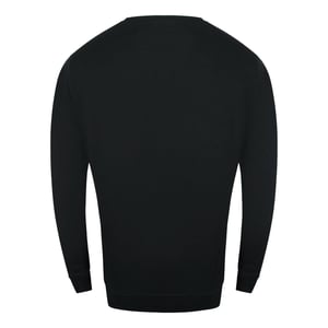 Cavalli Class Taped Shoulders Black Sweatshirt