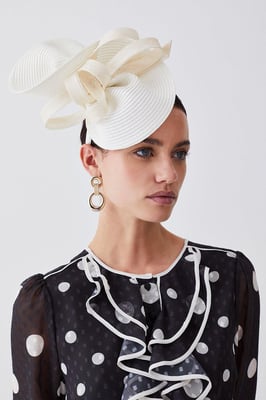 Asymmetric Bow Headband Fascinator