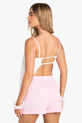 Linen Turn Up Shorts