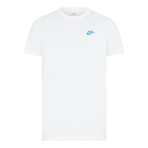 3 Pack Nike Sportswear Men's Club T Shirt in White/Blue