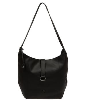 'Sofia' Black Leather Tote Bag