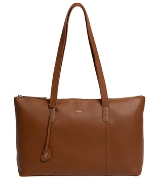 'Maria' Tan Leather Tote Bag