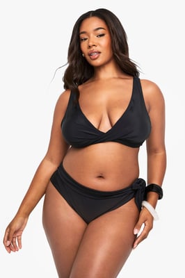 Plus Tie Bikini Bottoms