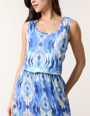 Bubble Hem Maxi Dress