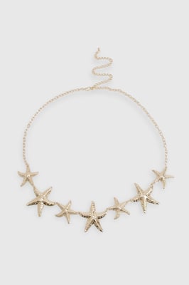 Gold Starfish Belly Chain