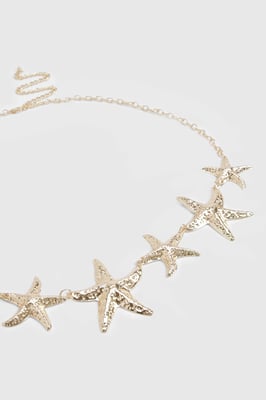 Gold Starfish Belly Chain