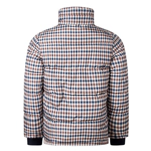 Aquascutum Active Puffer Beige Check Jacket
