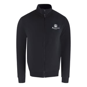 Aquascutum Active Svart Tröja Med Dragkedja