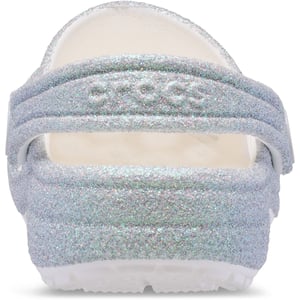 Crocs Classic Glitter Clog Thermoplastische Witte Loafers