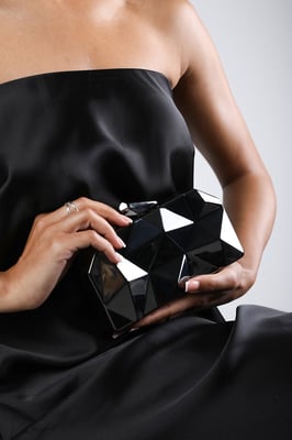 Wheres That From Womens 'Rica' Geometric Clutch Bag