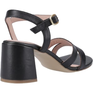 Hush Puppies Nalani Dames Zwart Leren Sandalen