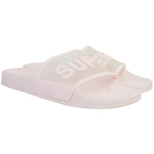 Superga Clear Indentity Womens Pink Sliders