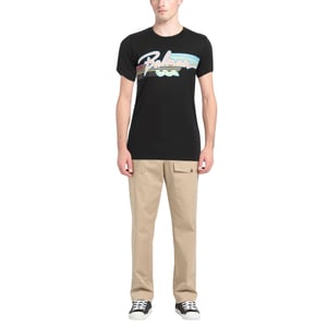Balmain Paris Retro Logo Black T-shirt