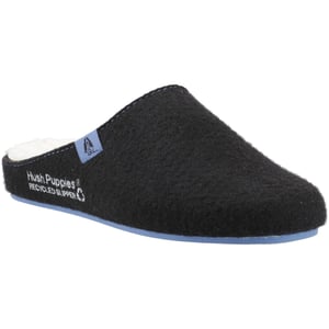 Hush Puppies The Good Slipper 90% Återvunnet RPET Polyester Herrsvart/blåtofflor