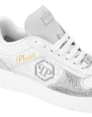 Low Top Sneakers Mix Strass Cocco