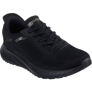 Skechers BOBS Sport Squad Chaos Textiel Dames Zwarte Sneakers