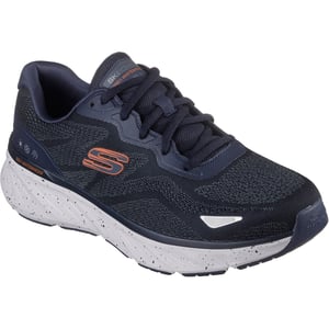 Skechers Edgeride Konzo Textiel Heren Navy/oranje Sneakers