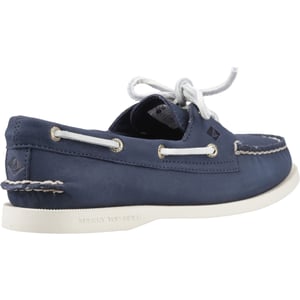 Sperry Authentic 2 Öga Läder Kvinna Marinblå Båtskor