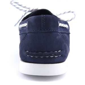 Sperry Autentiska 1 Öga Skinn Dam Navy Båtsskor