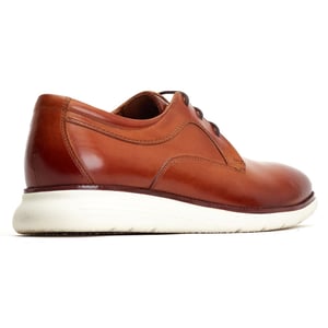 Base London Wing Leren Herenschoenen In Verbrande Tan Kleurige Derby-Stijl