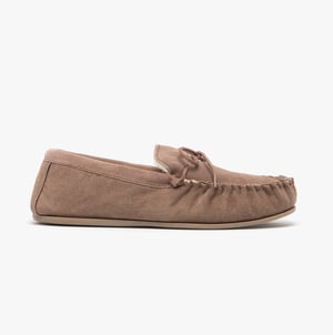 Mokkers Oliver Mens Moccasin Slippers Dark Camel