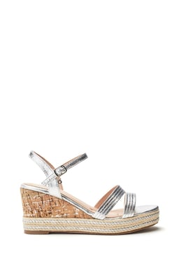 Spot Silver Sandals