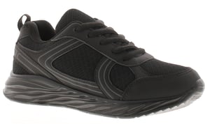 Focus Junior Boys Trainers Cassian Lace Up Lightweight PE School Black
