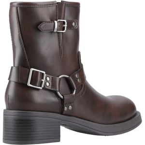 Rocket Dog Nino Faux Leather Dames Bruine Hakken Enkelboots